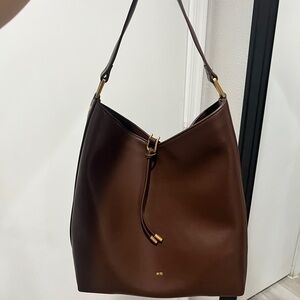 JW PEI Dark Brown Aria Shoulder Hobo Bag | Brand New
